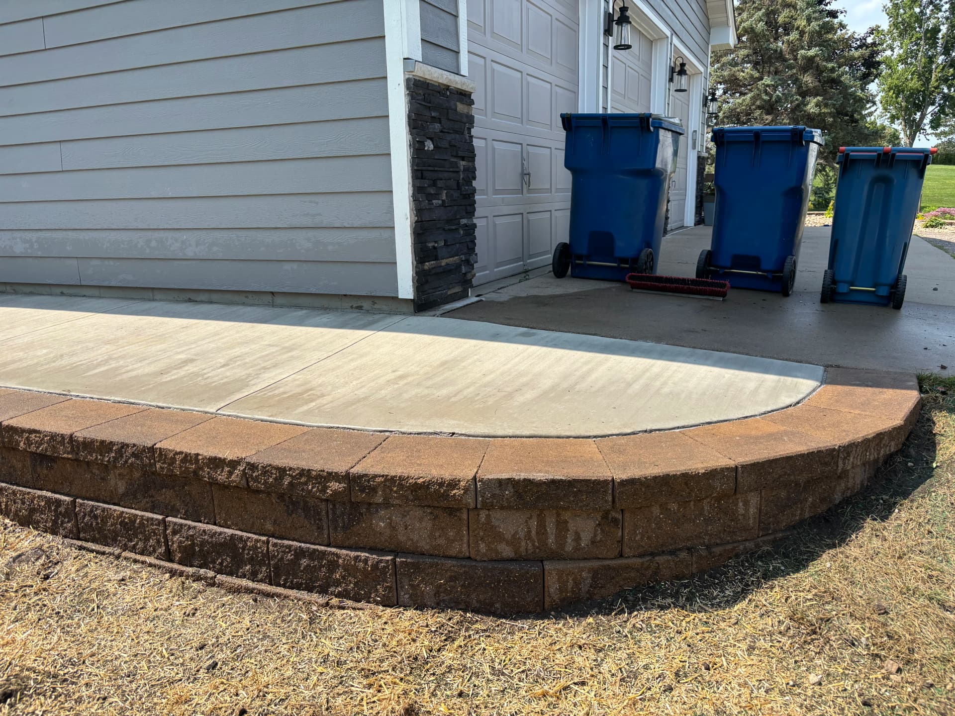 Retaining Walls and Concrete Slabs That Create Real Usable Space