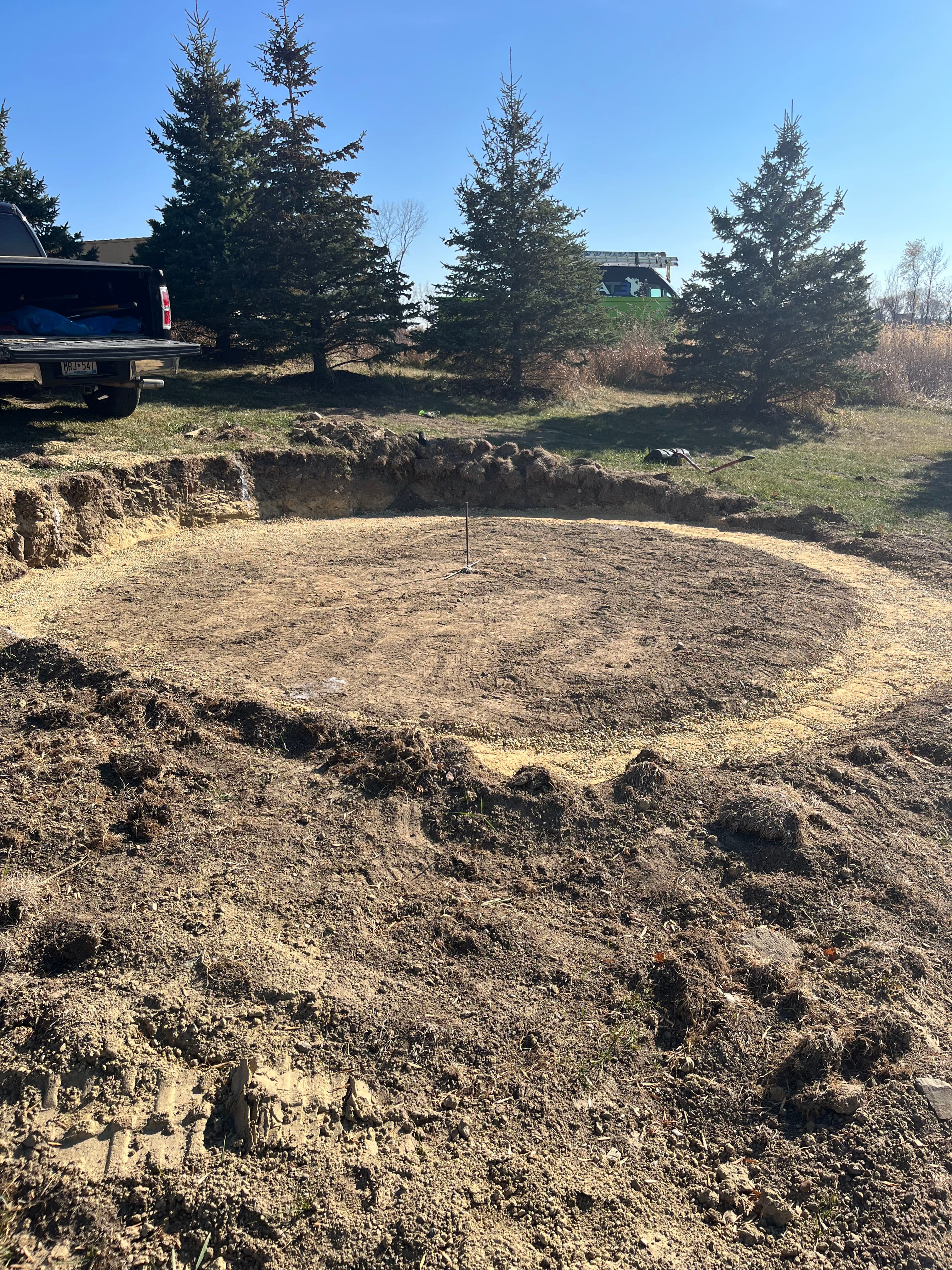 Project Bare Ground to Backyard Fire Pit Hangout Spot image