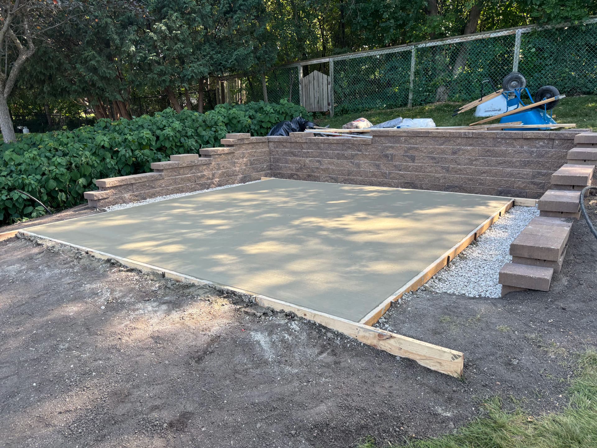 Retaining Walls and Concrete Slabs That Create Real Usable Space